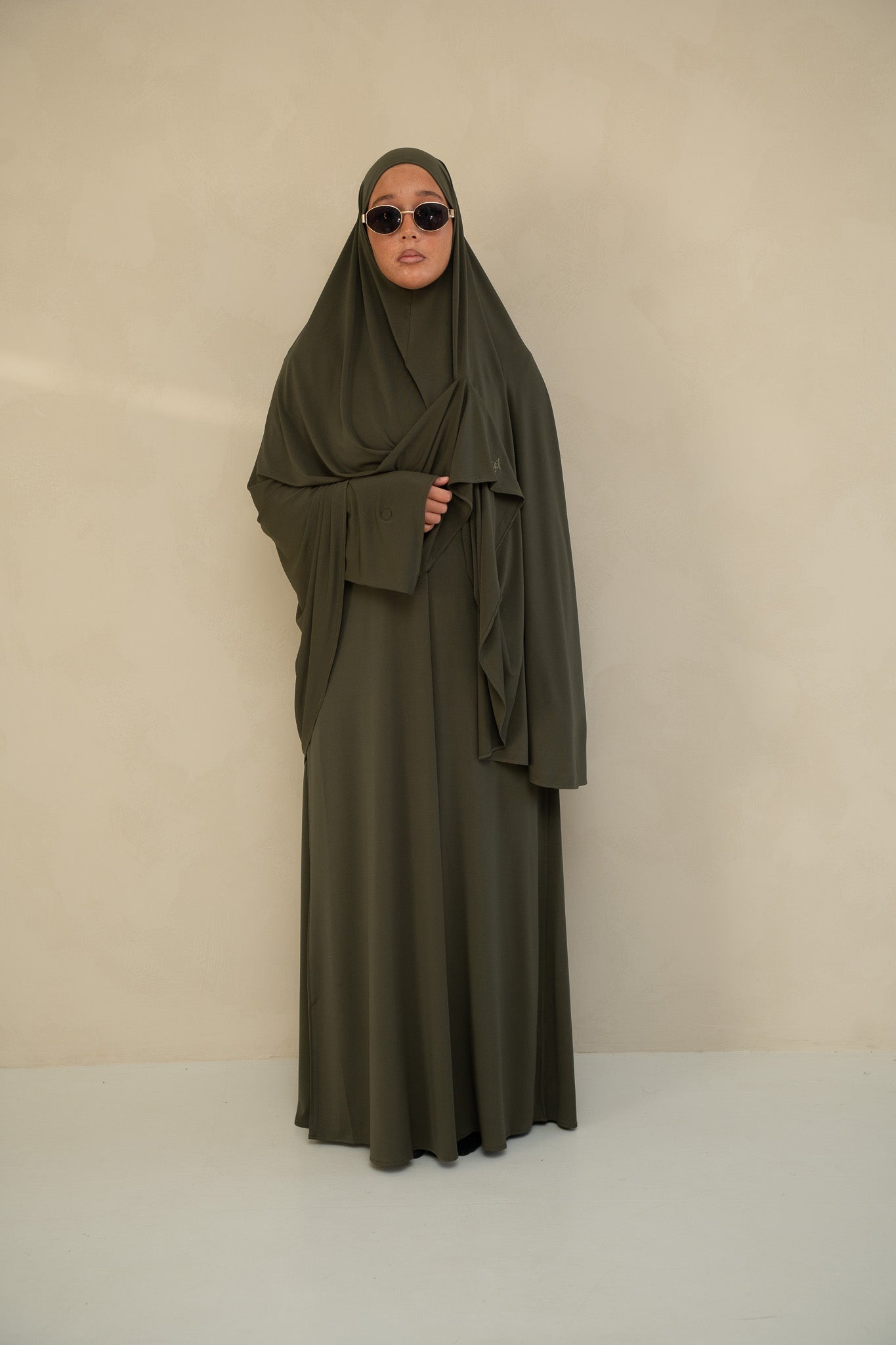 Magnet Jersey Abaya & Khimar Set