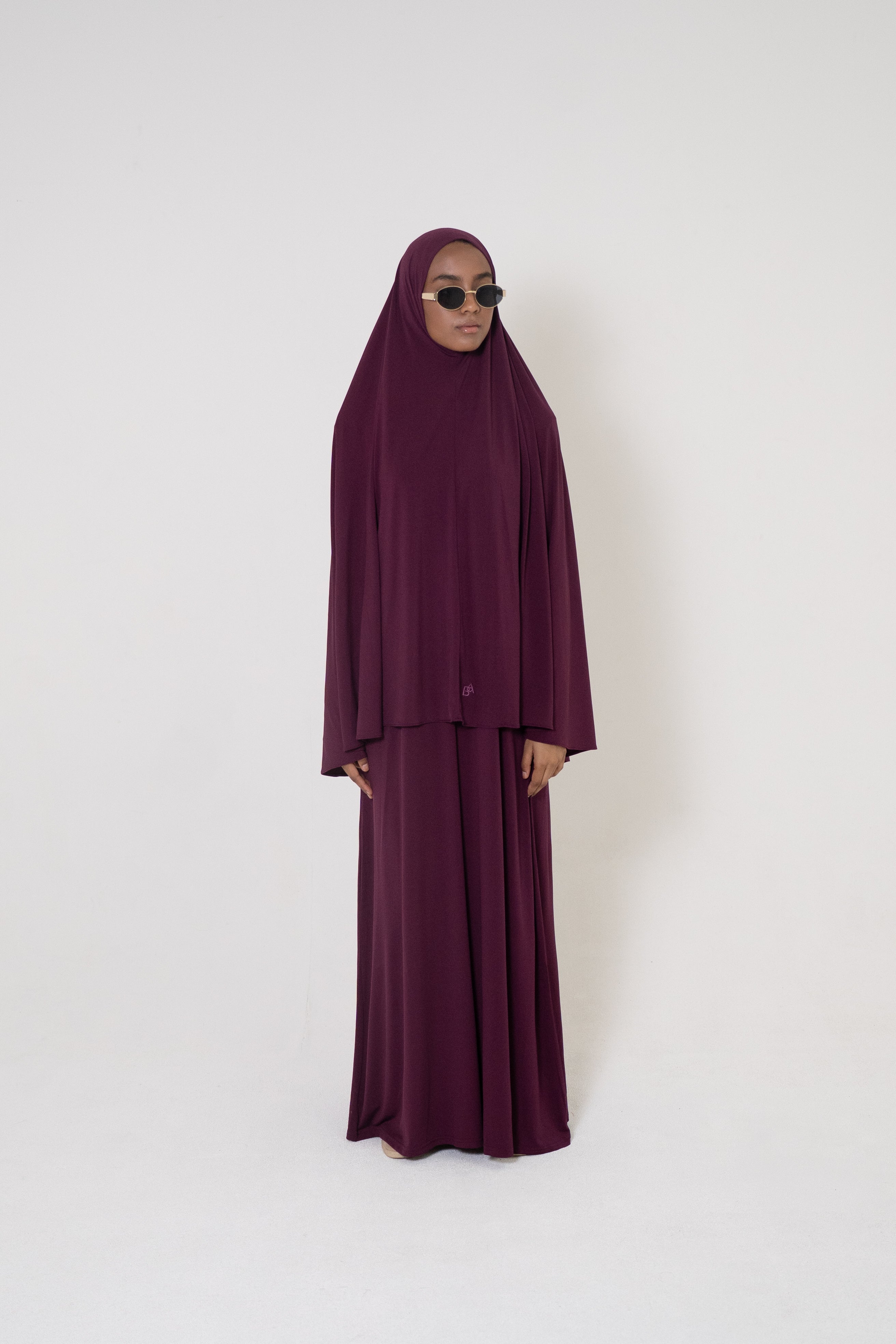 Magnet Jersey Abaya & Khimar Set