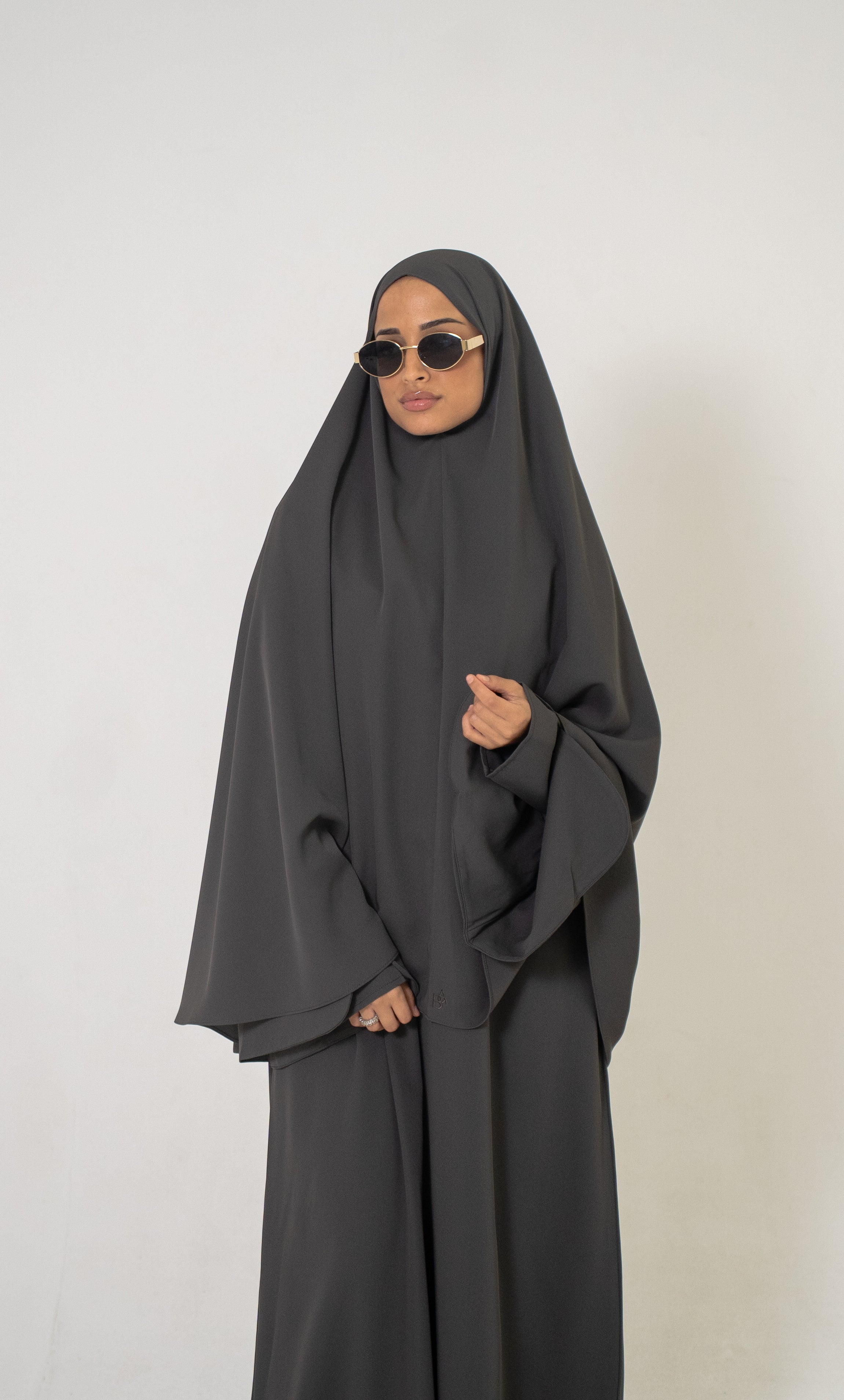 Huda Sleeve Abaya & Khimar Set