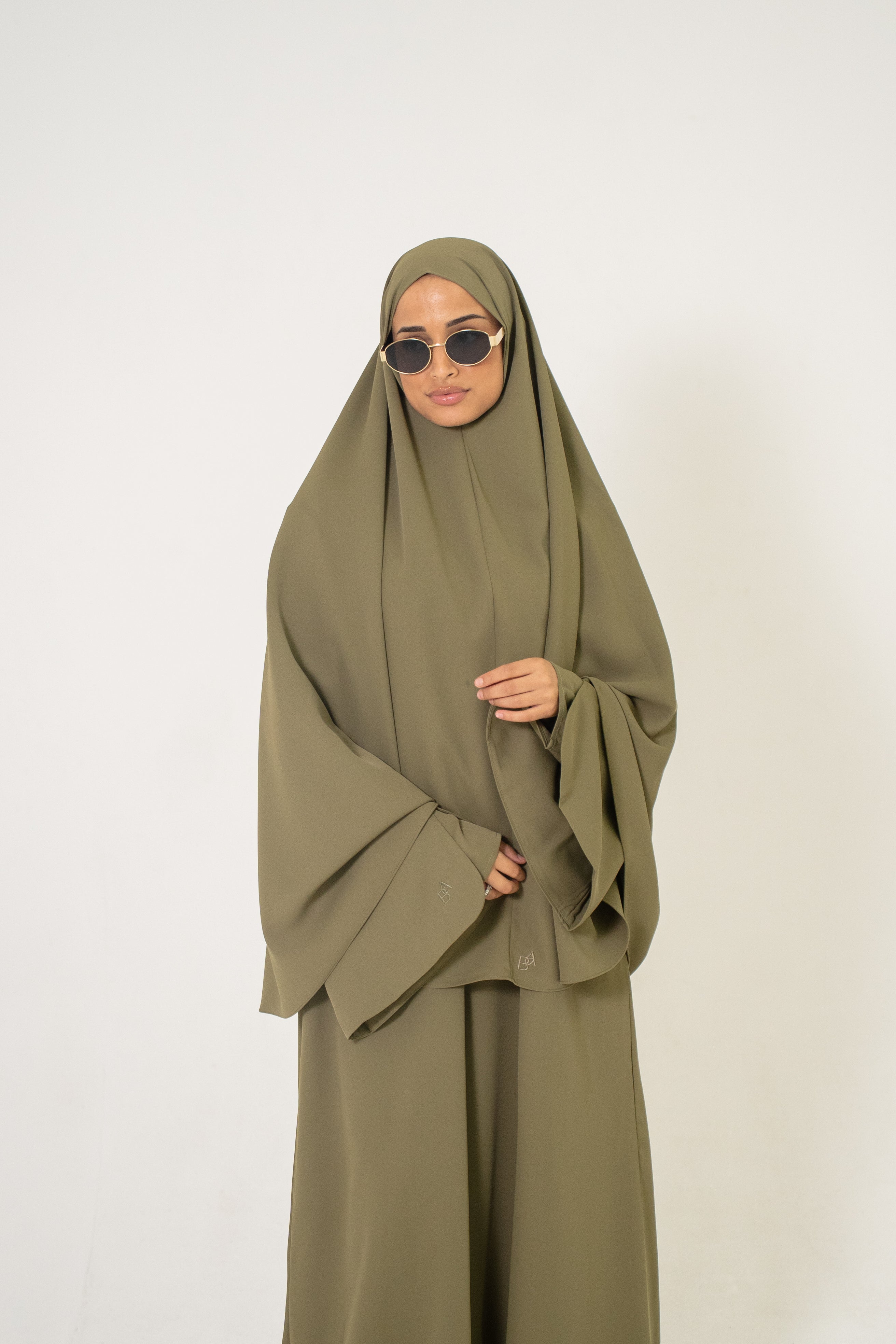 Huda Sleeve Abaya & Khimar Set
