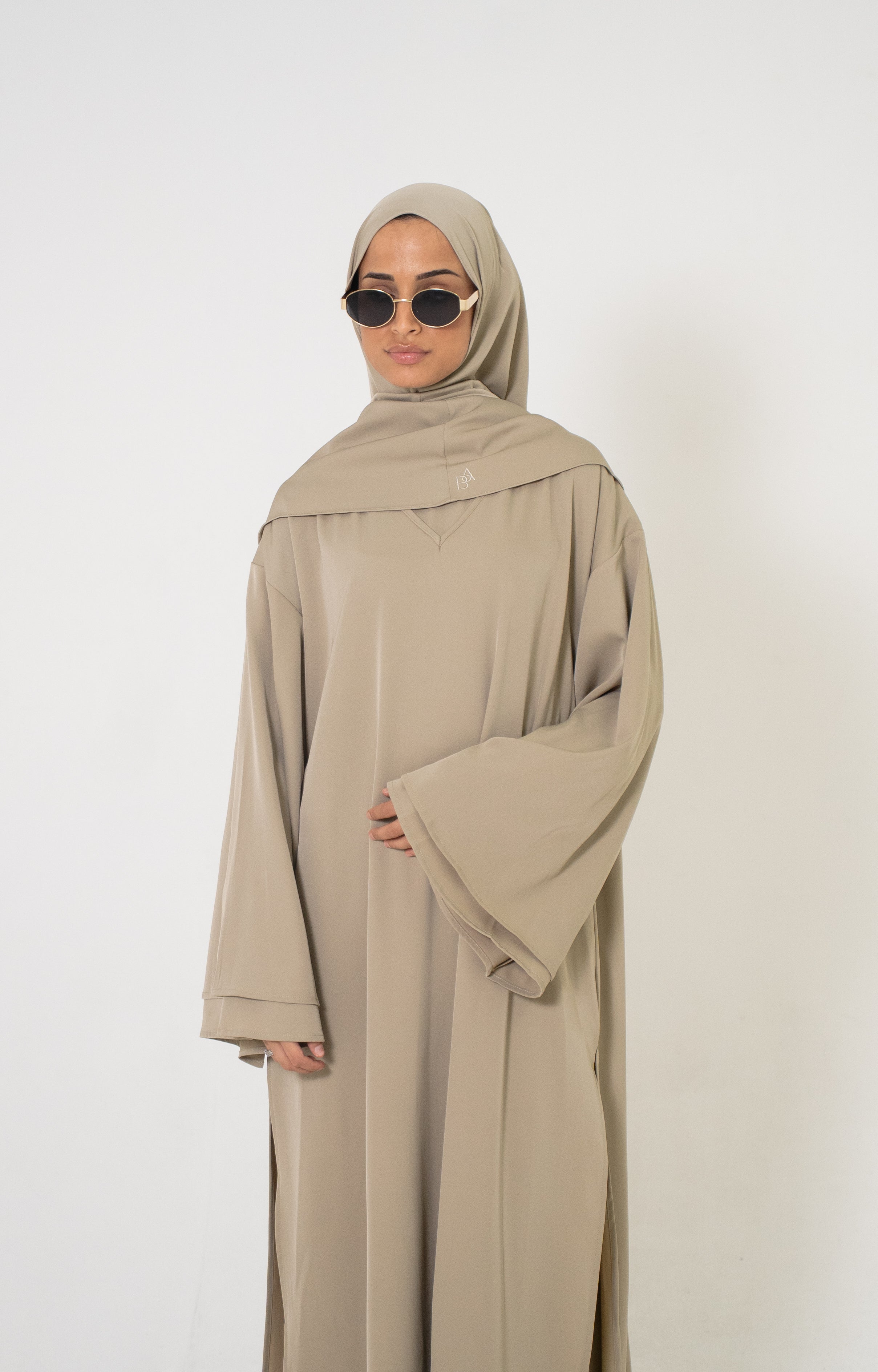 Essential Layered Abaya & Khimar Set