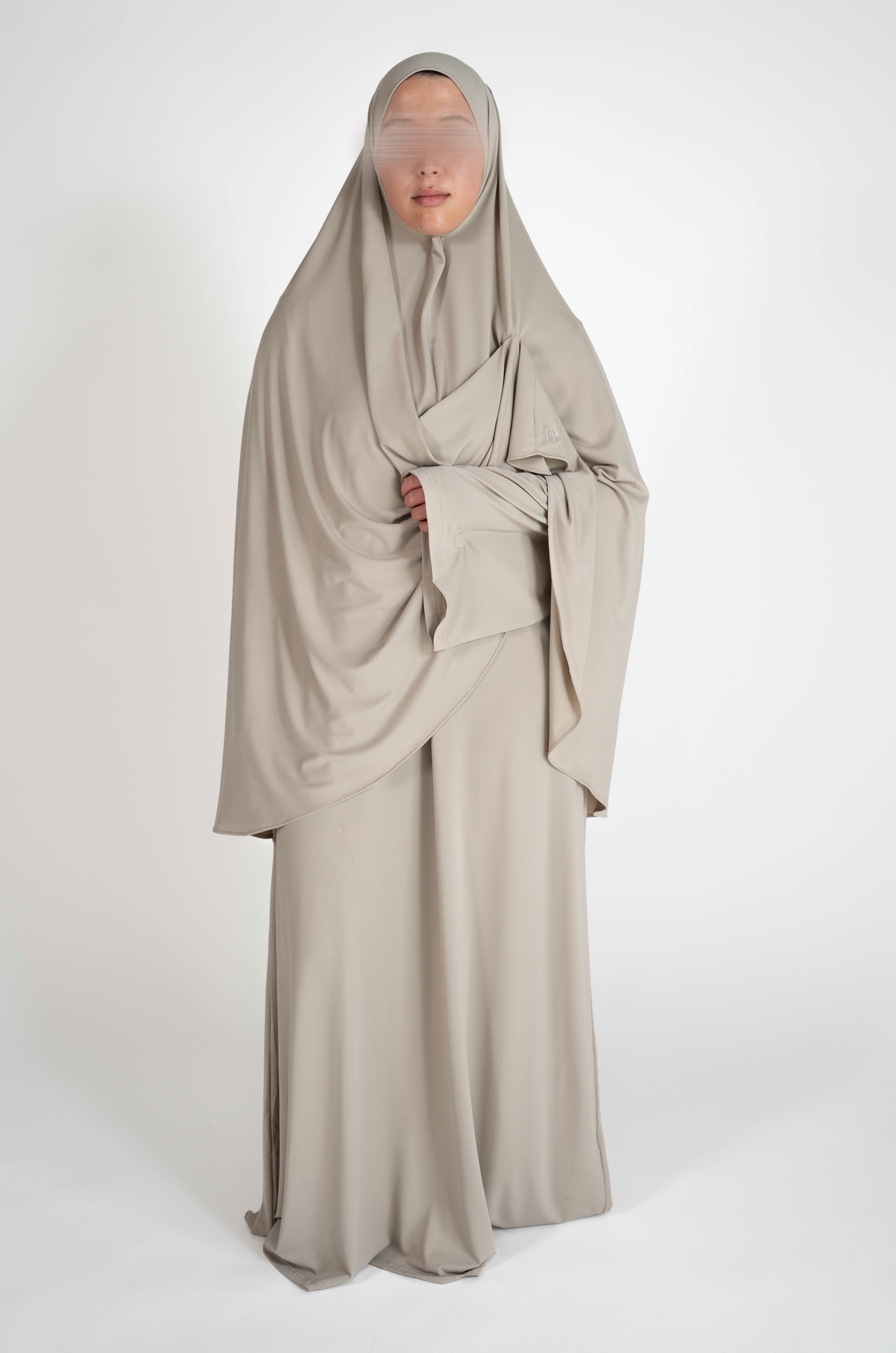 Magnet Jersey Abaya & Khimar Set