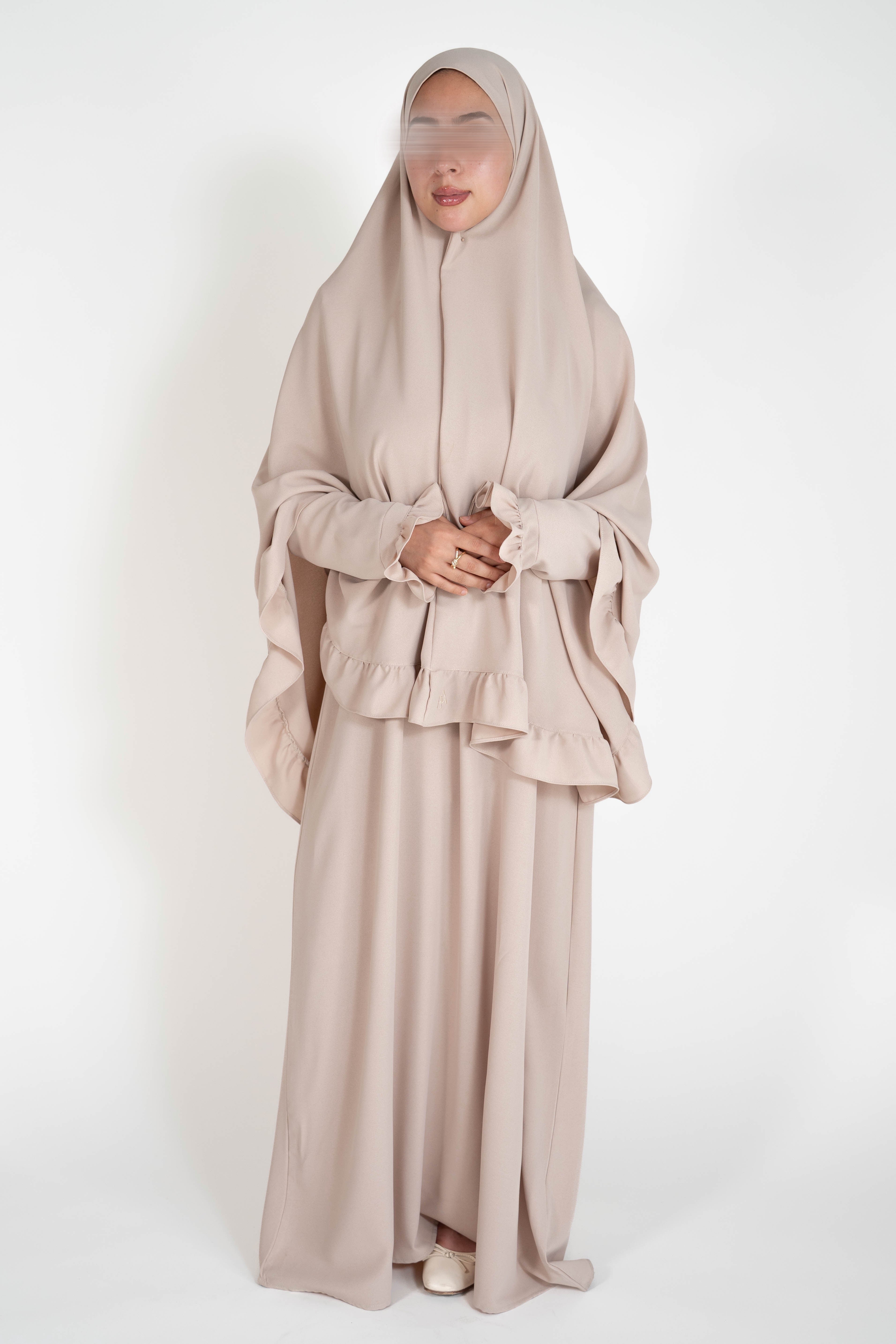 Lightweight Rouche Abaya