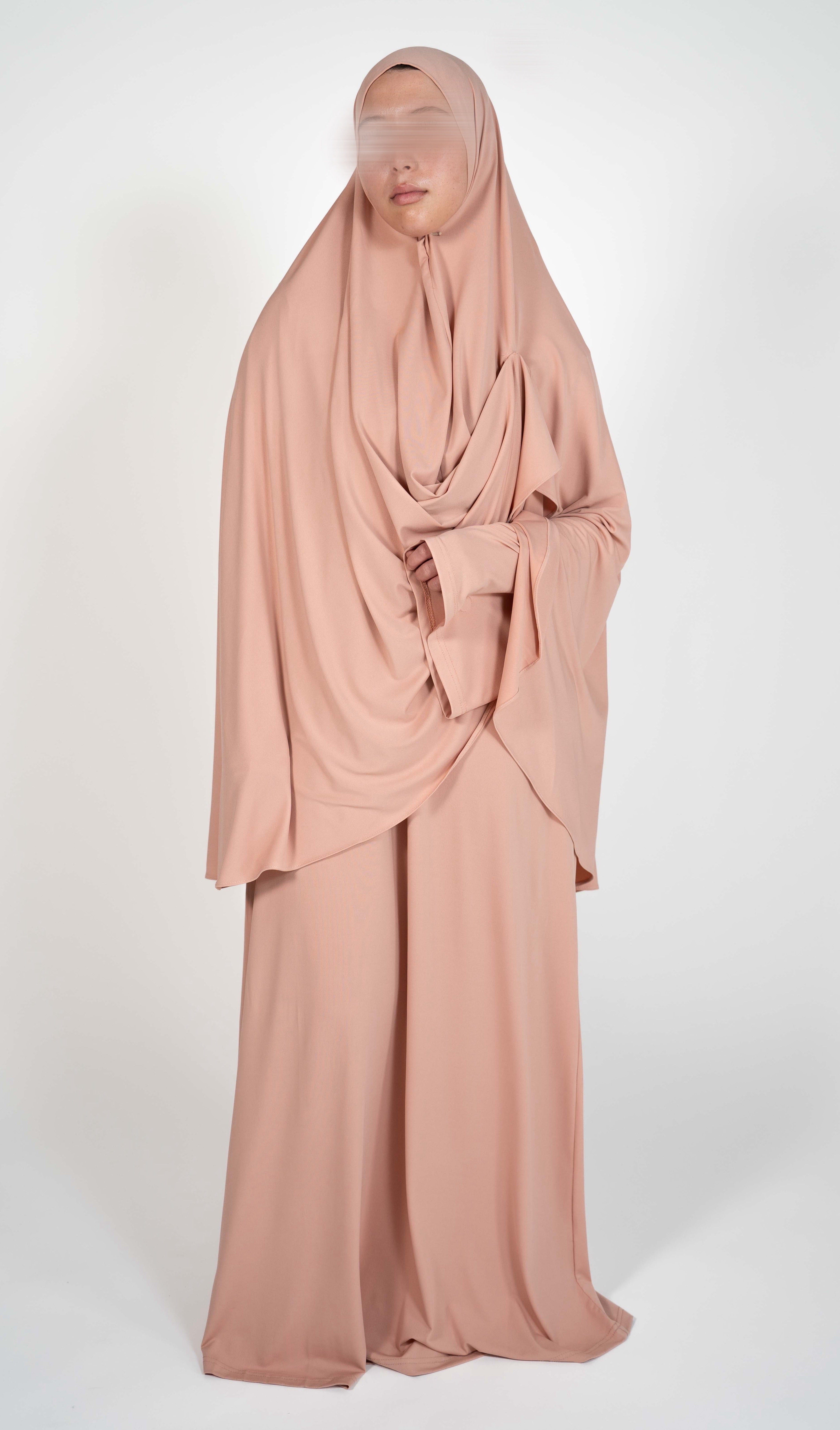 Magnet Jersey Abaya & Khimar Set