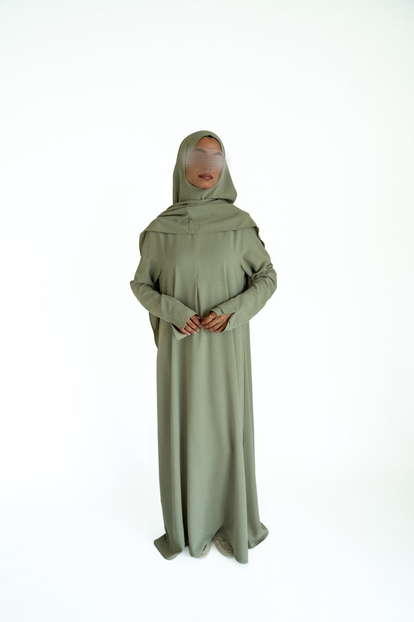 Lightweight Double Layer Abaya