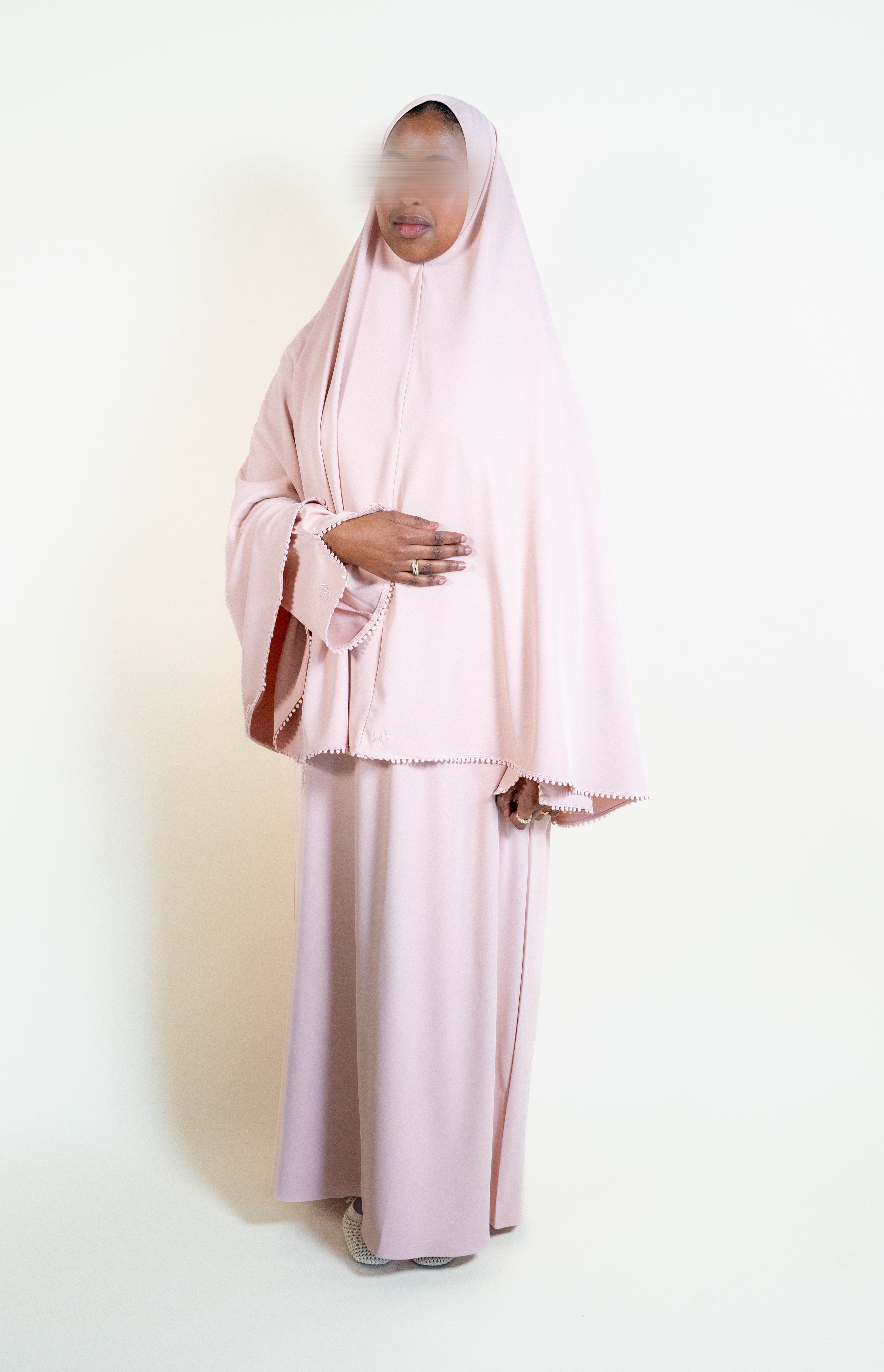 Beaded Abaya + Khimar