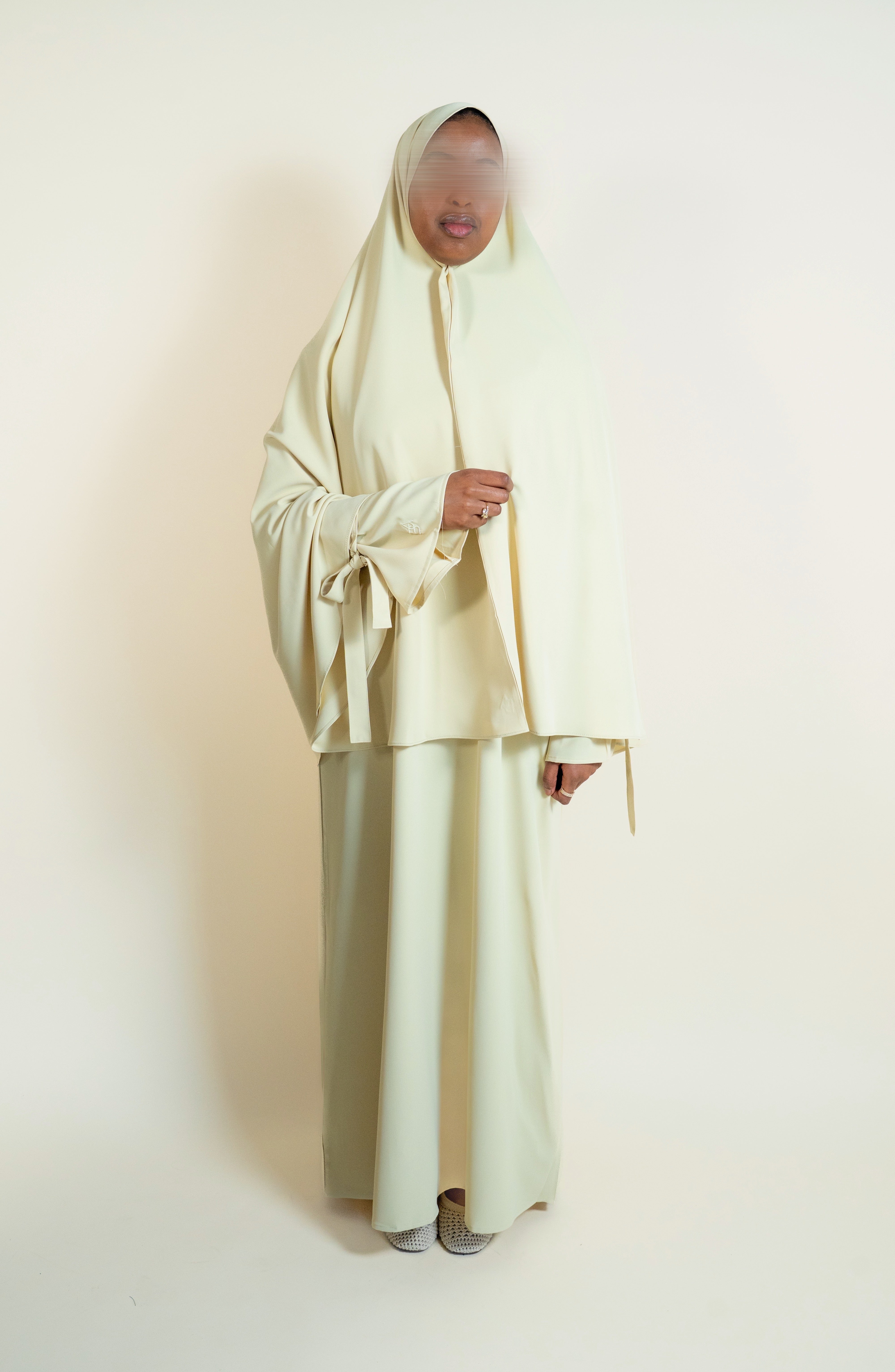 Gathered Flow Abaya & Khimar