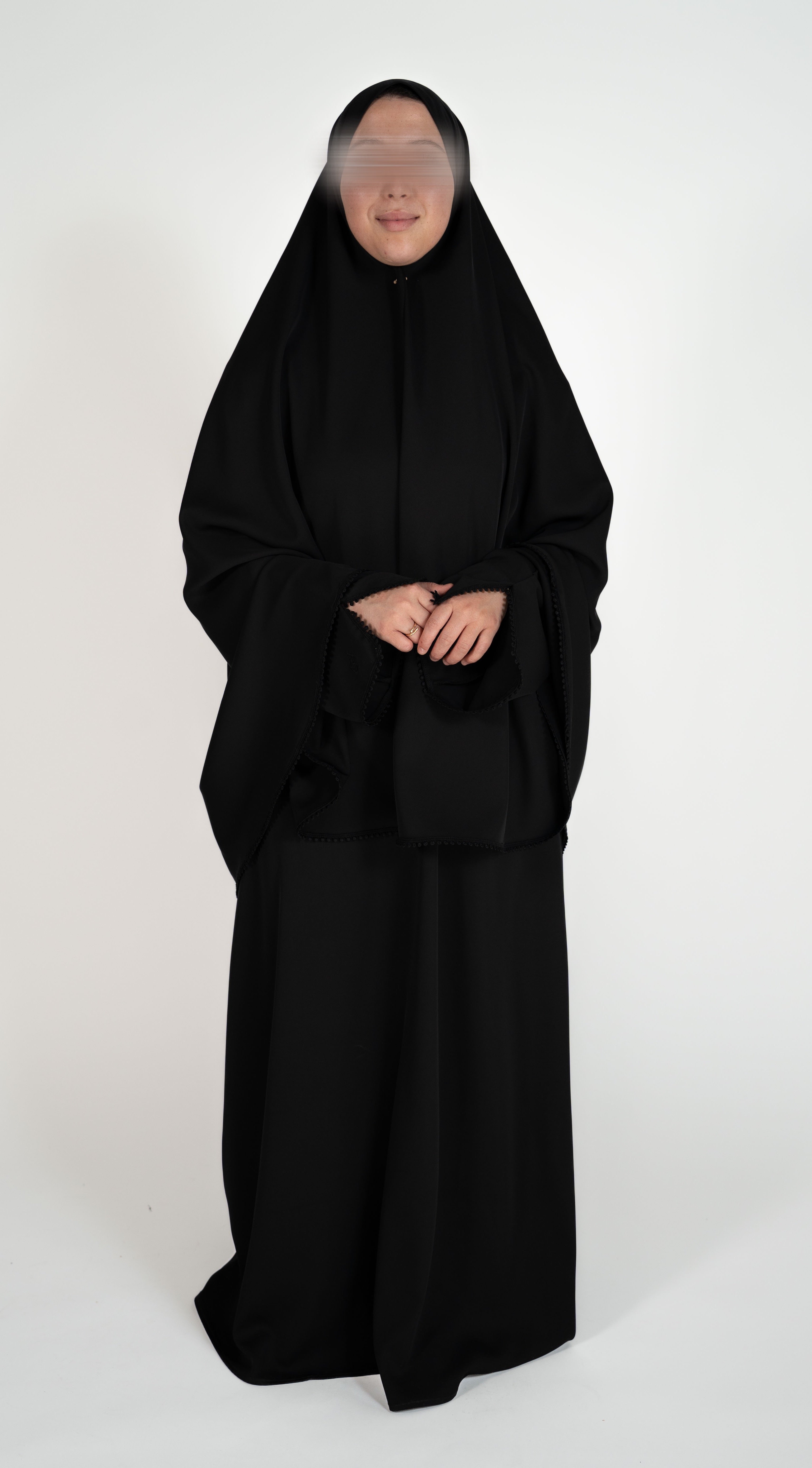 Beaded Abaya + Khimar