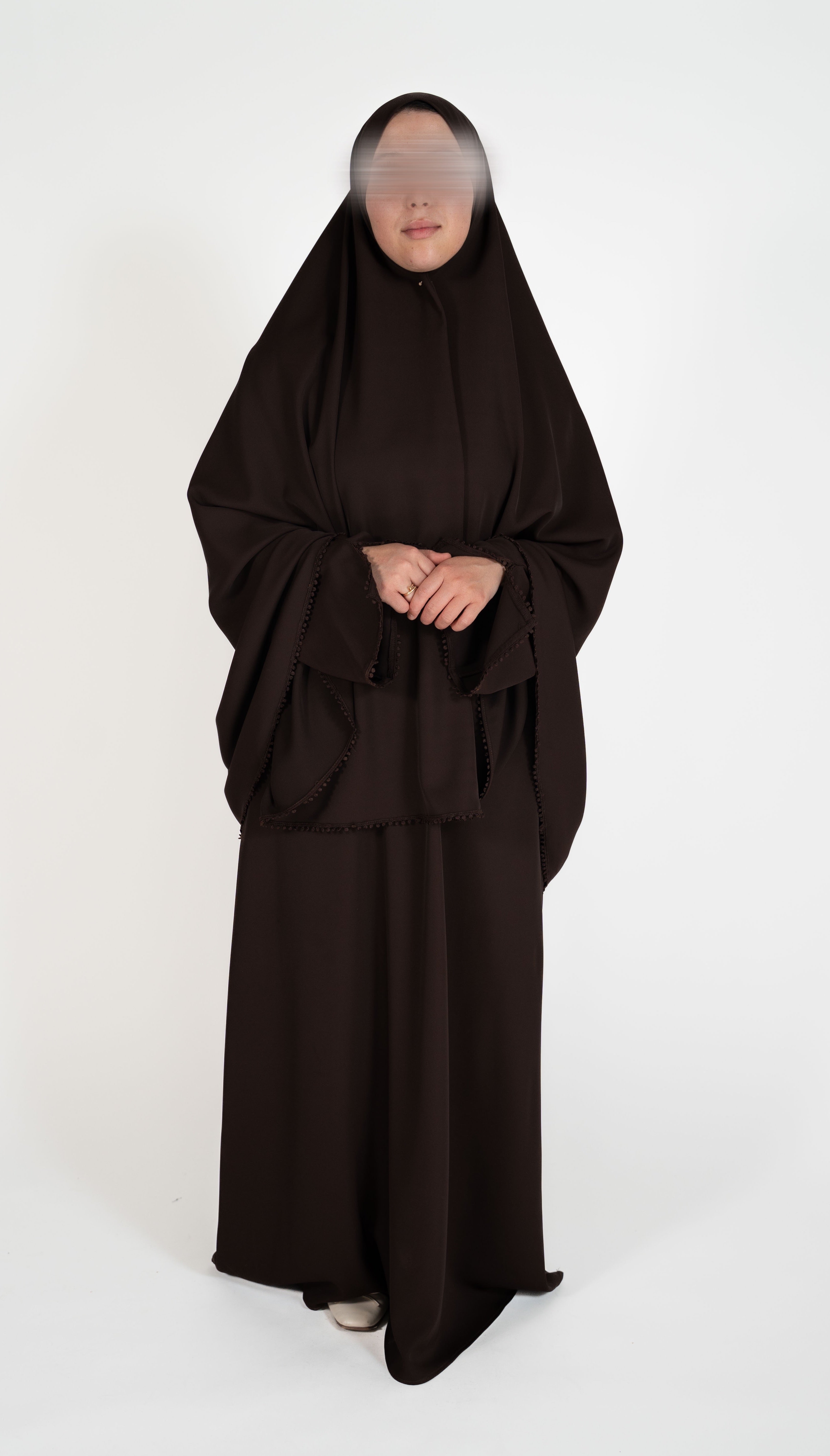 Beaded Abaya + Khimar