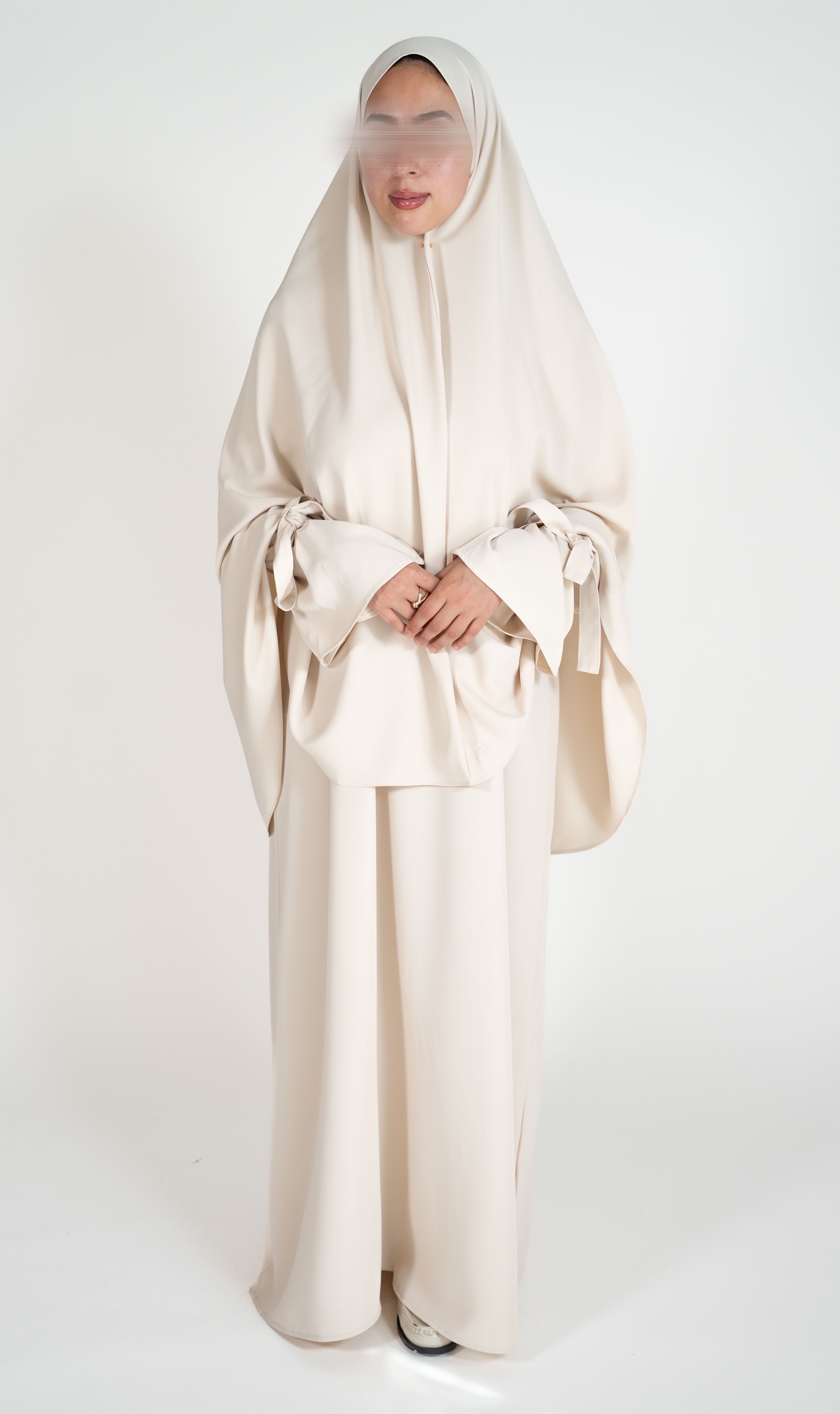 Gathered Flow Abaya & Khimar
