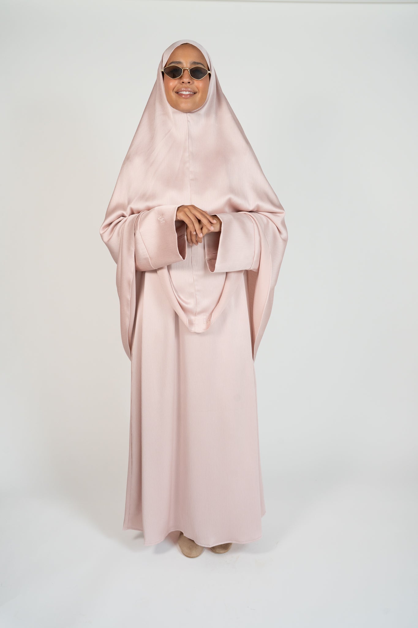 Amara Dress Set Summer Edition - Milky Pink
