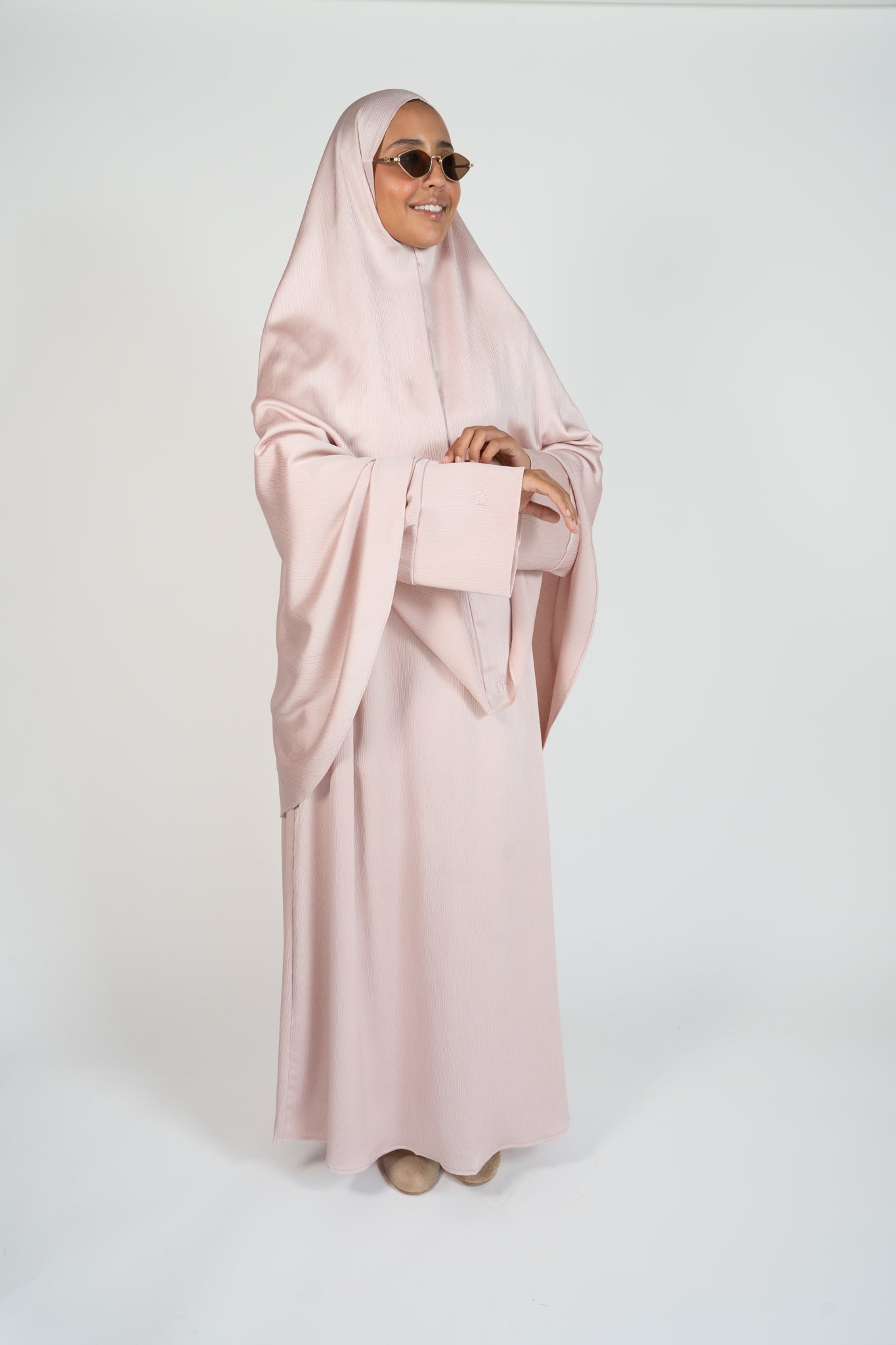 Amara Dress Set Summer Edition - Milky Pink