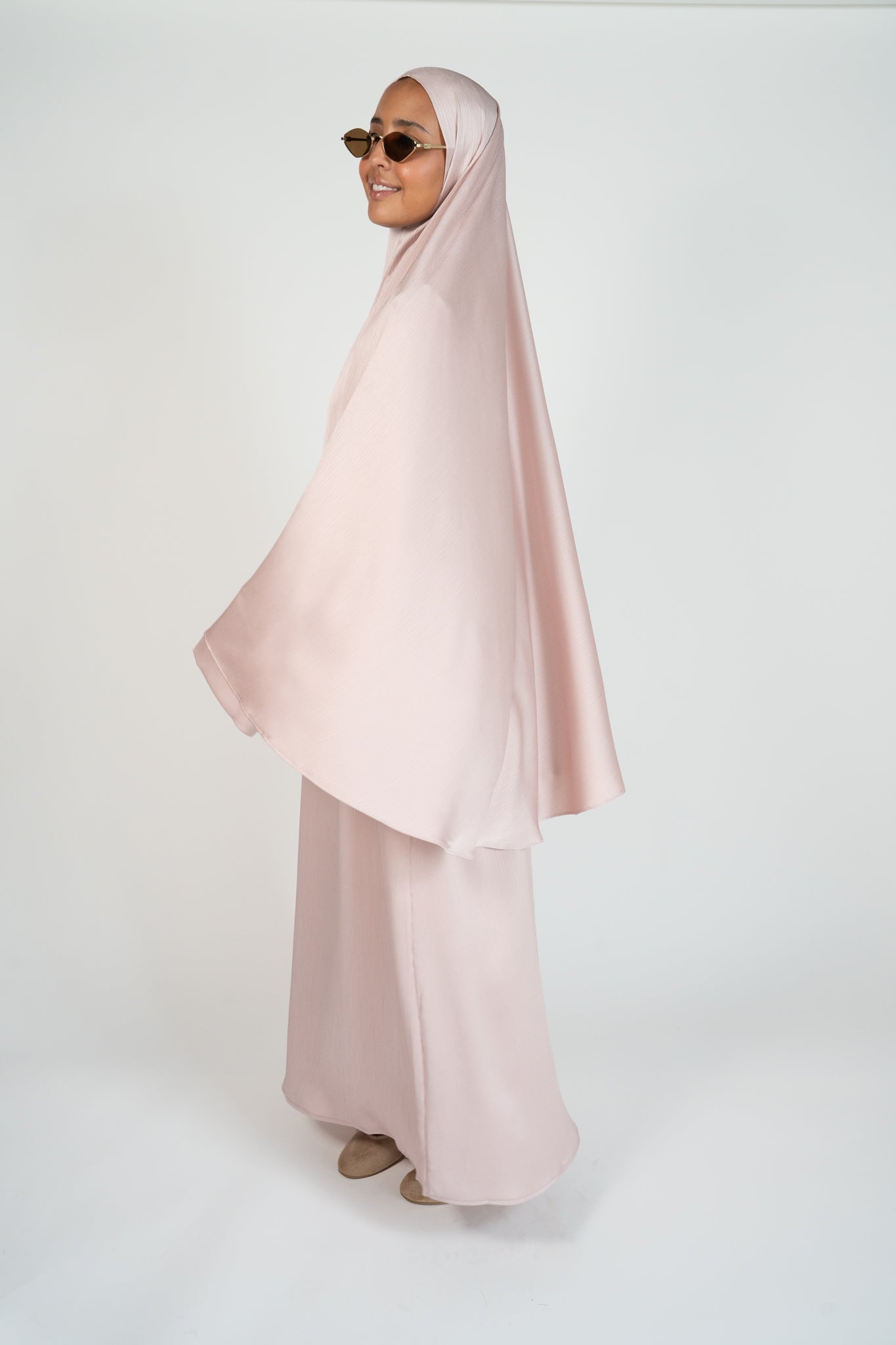 Amara Dress Set Summer Edition - Milky Pink