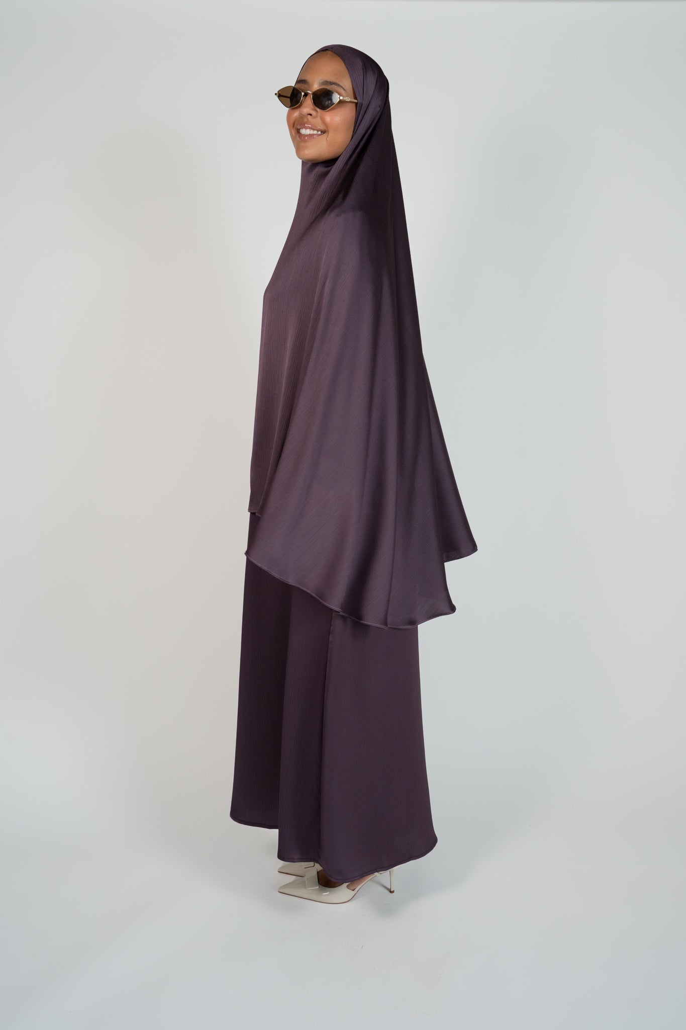 Amara Dress Set Summer Edition - Dark Fig