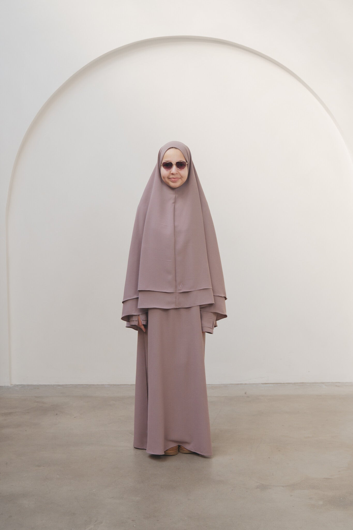 Double Layer Abaya Set - Junior