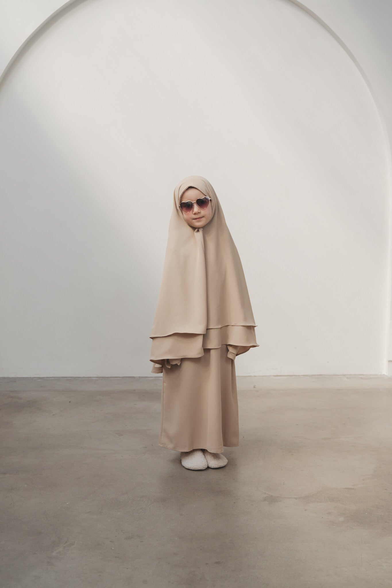 Double Layer Abaya Set - Junior